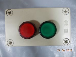 Kasetka sygnalizacyjna czerwony i zielony przycisk